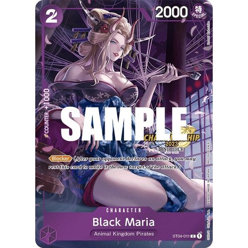 Black Maria (CS 2023 Celebration Pack) (ST04 - 011) [One Piece Promotion Cards] - PokéBox Australia