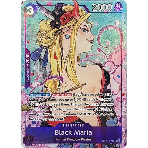 Black Maria (Illustration Box Vol.2) (OP08 - 074) (OP - PR) - PokéBox Australia