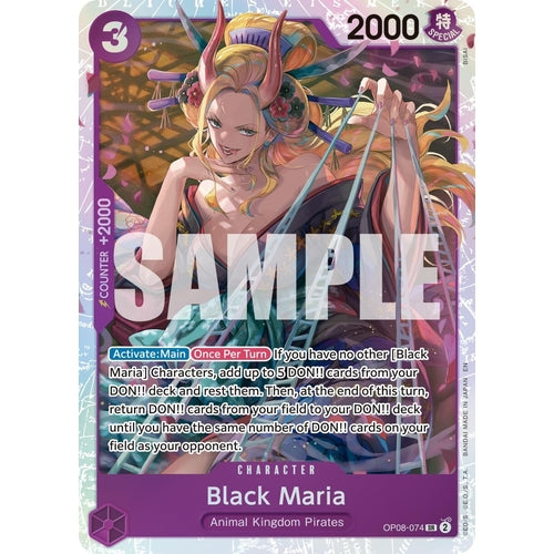 Black Maria (Reprint) (OP08 - 074) (Premium Booster - The Best - Vol. 2) (PRB - 02) - PokéBox Australia