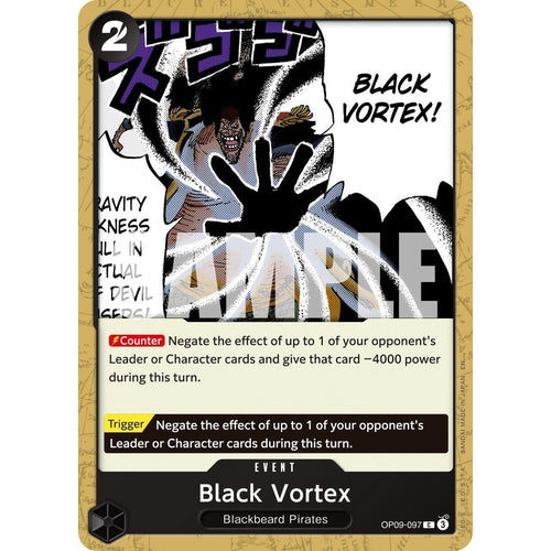 Black Vortex (Reprint) (OP09 - 097) (Premium Booster - The Best - Vol. 2) - PokéBox Australia