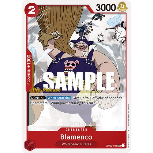Blamenco (OP03 - 011) [Pillars of Strength Pre - Release Cards] - PokéBox Australia