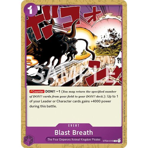 Blast Breath (ST04 - 016) [Revision Pack Cards] - PokéBox Australia