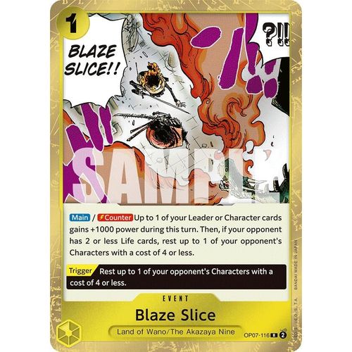 Blaze Slice (OP07 - 116) [500 Years in the Future] - PokéBox Australia