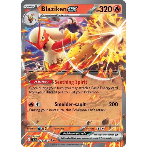 Blaziken ex (024/159) (SV09: Journey Together) - PokéBox Australia