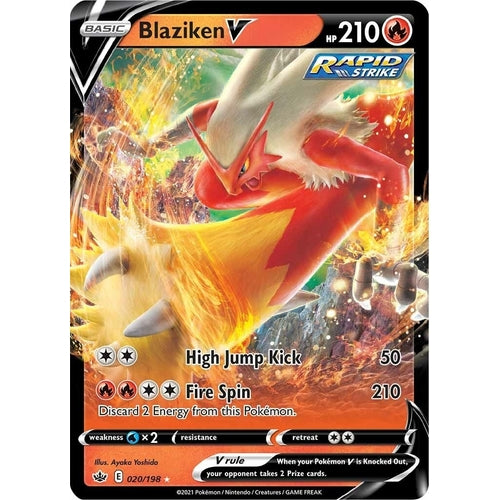 Blaziken V (020/198) (SWSH06: Chilling Reign) - PokéBox Australia