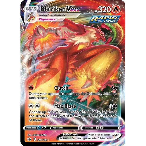 Blaziken VMAX (021/198) (SWSH06: Chilling Reign) - PokéBox Australia