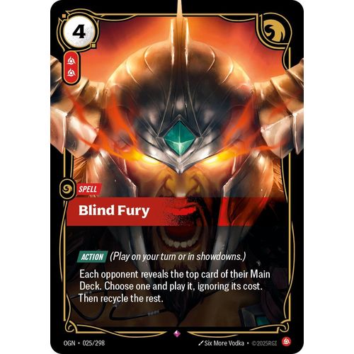 Blind Fury (025/298) (Origins) - PokéBox Australia