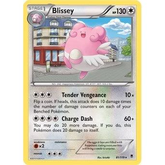Blissey - 81/119 (Cosmos Holo) (081/119) (Miscellaneous Cards & Products) - PokéBox Australia
