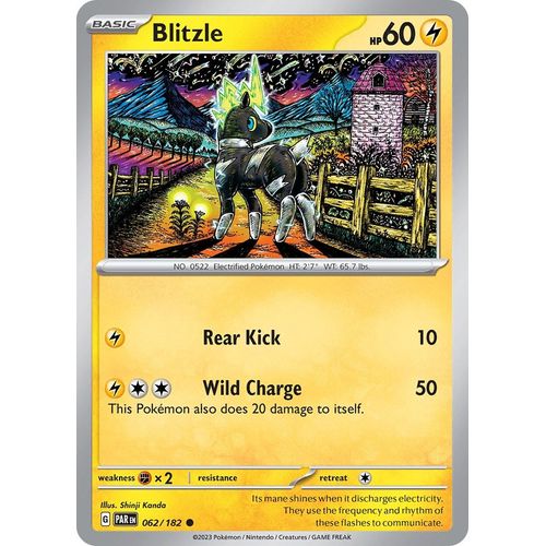 Blitzle (062/182) [SV04: Paradox Rift] - PokéBox Australia