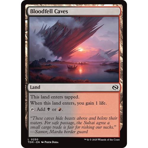 Bloodfell Caves (250) (Tarkir: Dragonstorm) - PokéBox Australia