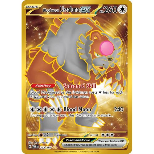Bloodmoon Ursaluna ex (222/167) [SV06: Twilight Masquerade] - PokéBox Australia