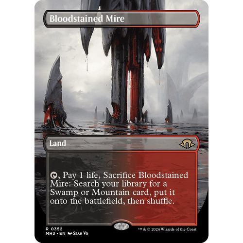 Bloodstained Mire (Borderless) (352) [Modern Horizons 3] - PokéBox Australia