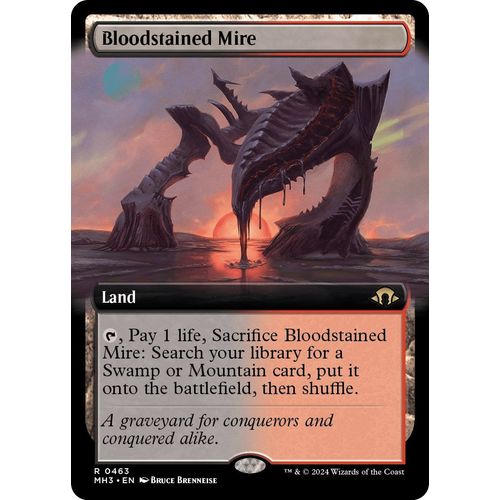 Bloodstained Mire (Extended Art) (463) [Modern Horizons 3] - PokéBox Australia