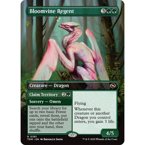 Bloomvine Regent (Borderless) (381) (Tarkir: Dragonstorm) - PokéBox Australia