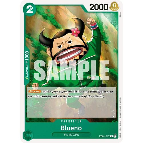 Blueno (017) (EB01 - 017) [Extra Booster: Memorial Collection] - PokéBox Australia