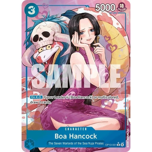 Boa Hancock (Alternate Art) (OP13 - 051) (Carrying On His Will) - PokéBox Australia