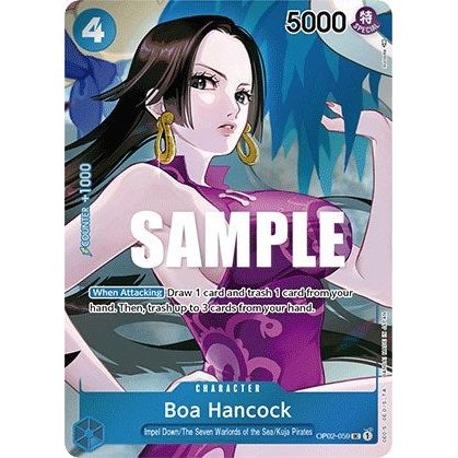 Boa Hancock (Box Topper) (OP02 - 059) [Paramount War] - PokéBox Australia