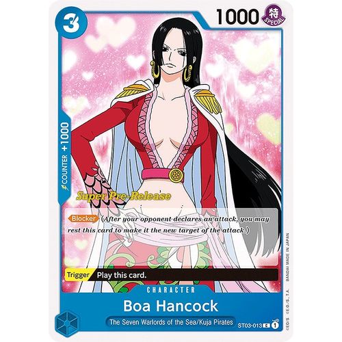 Boa Hancock (ST03 - 013) [Super Pre - Release Starter Deck 3: The Seven Warlords of the Sea] - PokéBox Australia