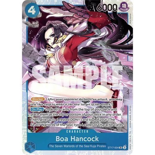Boa Hancock (ST17 - 004) [Starter Deck 17: BLUE Donquixote Doflamingo] - PokéBox Australia