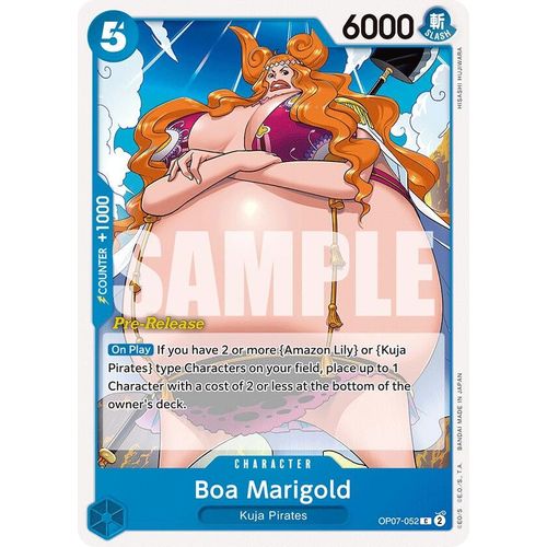 Boa Marigold (OP07 - 052) [500 Years in the Future Pre - Release Cards] - PokéBox Australia