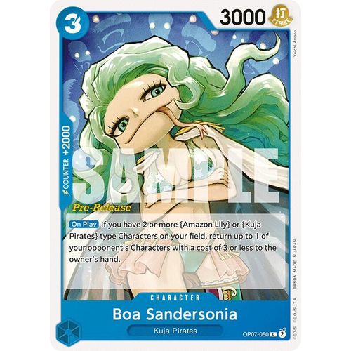 Boa Sandersonia (OP07 - 050) [500 Years in the Future Pre - Release Cards] - PokéBox Australia