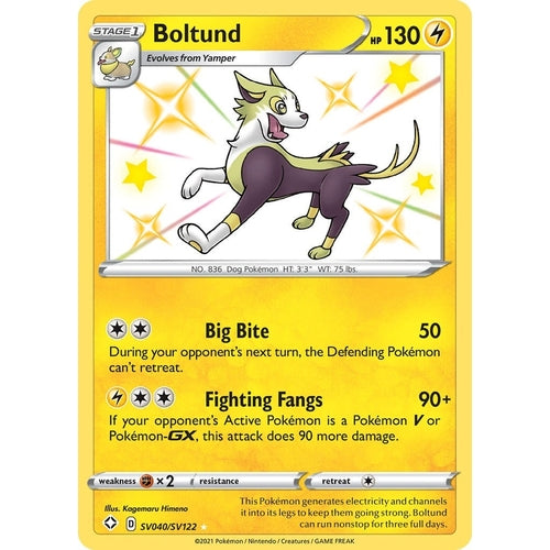 Boltund (SV040/SV122) (Shining Fates: Shiny Vault) - PokéBox Australia