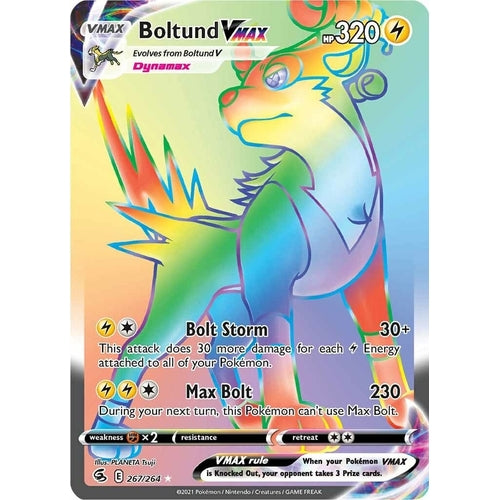 Boltund VMAX (Secret) (267/264) (SWSH08: Fusion Strike) - PokéBox Australia