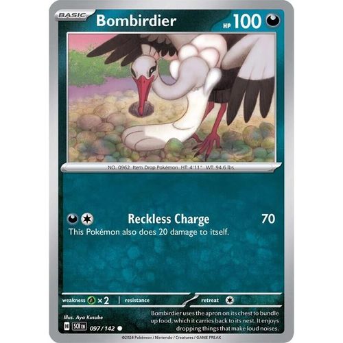 Bombirdier (097/142) [SV07: Stellar Crown] - PokéBox Australia