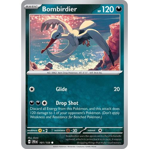 Bombirdier (101/159) (SV09: Journey Together) - PokéBox Australia