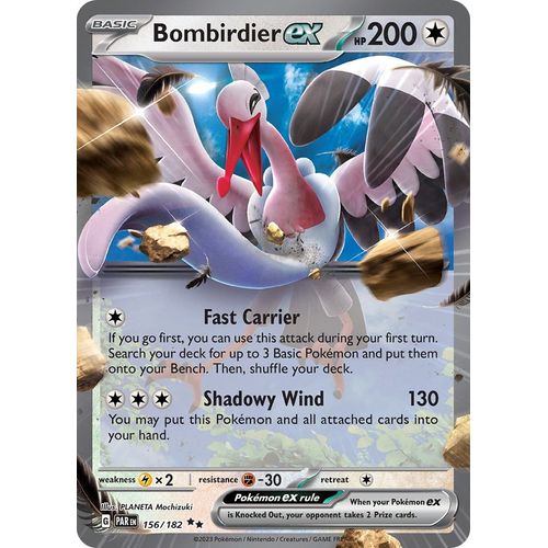 Bombirdier ex (156/182) [SV04: Paradox Rift] - PokéBox Australia