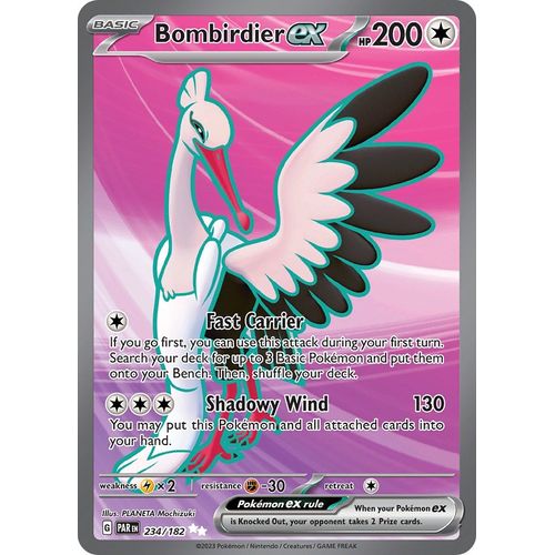 Bombirdier ex (234/182) [SV04: Paradox Rift] - PokéBox Australia