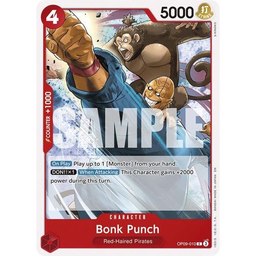 Bonk Punch (Reprint) (OP09 - 010) [Starter Deck 23: RED Shanks] - PokéBox Australia