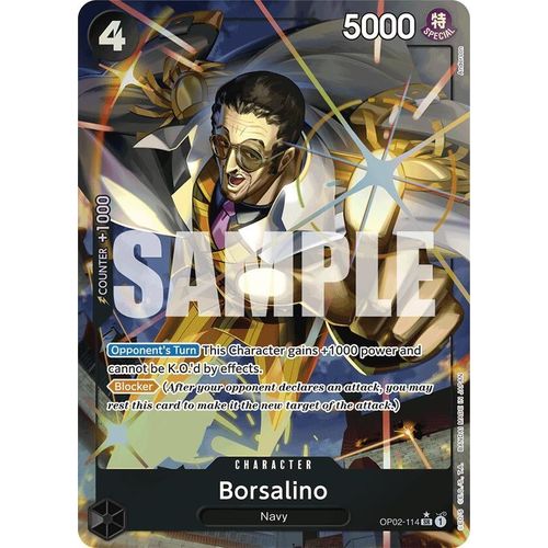 Borsalino (Alternate Art) (OP02 - 114) [Premium Booster - The Best - ] - PokéBox Australia