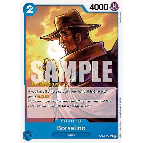 Borsalino (OP06 - 054) [Wings of the Captain Pre - Release Cards] - PokéBox Australia