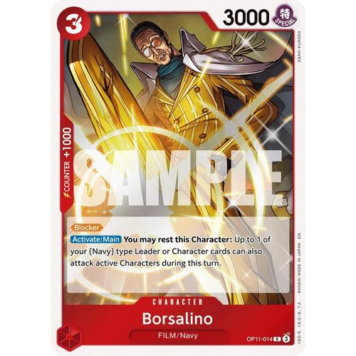 Borsalino (OP11 - 014) [A Fist of Divine Speed] - PokéBox Australia
