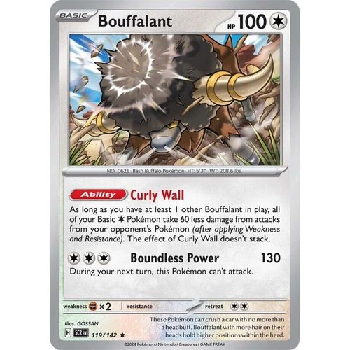 Bouffalant (119/142) [SV07: Stellar Crown] - PokéBox Australia