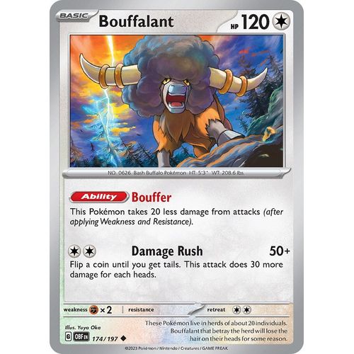 Bouffalant (174/197) [SV03: Obsidian Flames] - PokéBox Australia