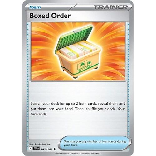 Boxed Order (143/162) [SV05: Temporal Forces] - PokéBox Australia