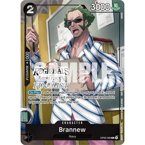 Brannew (Offline Regional 2024) [Finalist] (OP03 - 089) [One Piece Promotion Cards] - PokéBox Australia