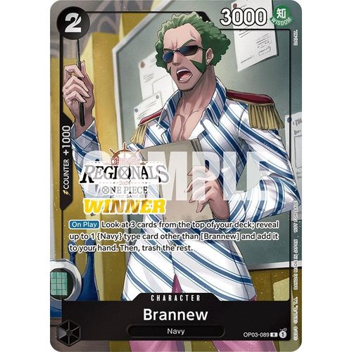 Brannew (Offline Regional 2024) [Winner] (OP03 - 089) [One Piece Promotion Cards] - PokéBox Australia