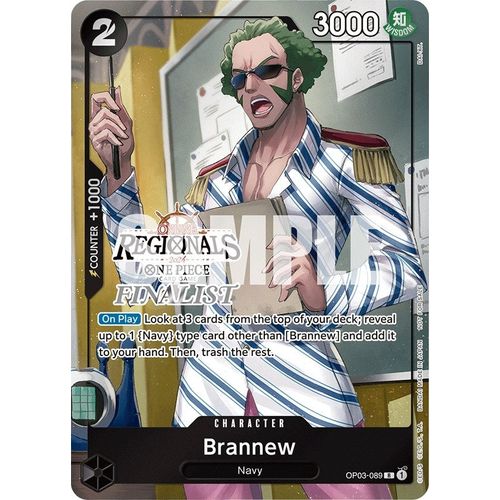 Brannew (Online Regional 2024) [Finalist] (OP03 - 089) [One Piece Promotion Cards] - PokéBox Australia