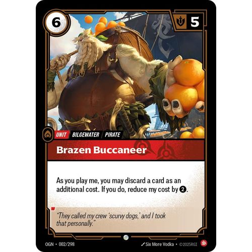 Brazen Buccaneer (002/298) (Origins) - PokéBox Australia