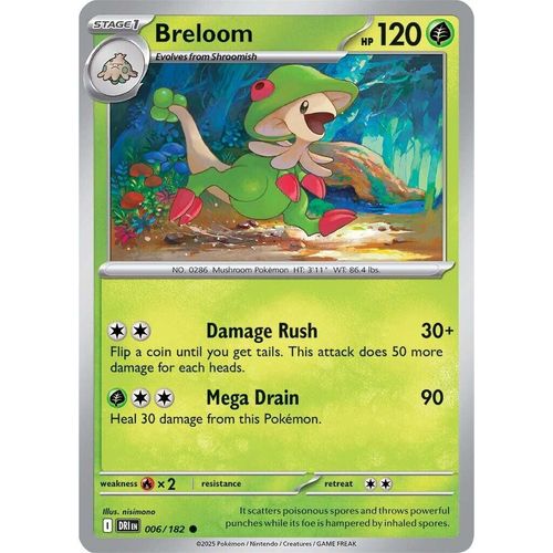 Breloom (006/182) (SV10: Destined Rivals) - PokéBox Australia