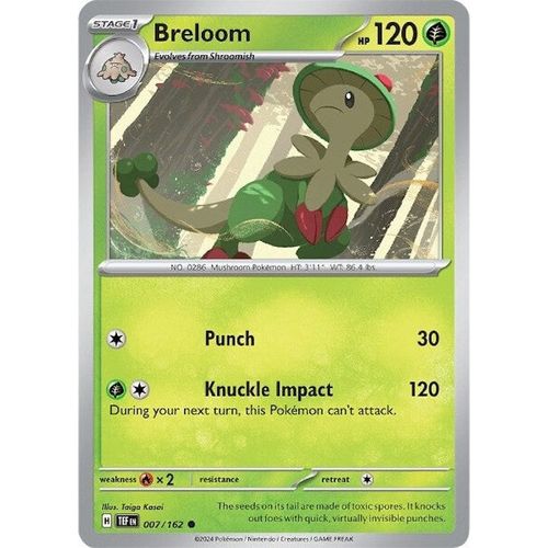 Breloom (007/162) [SV05: Temporal Forces] - PokéBox Australia