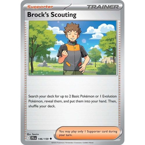 Brock's Scouting (146/159) (SV09: Journey Together) - PokéBox Australia