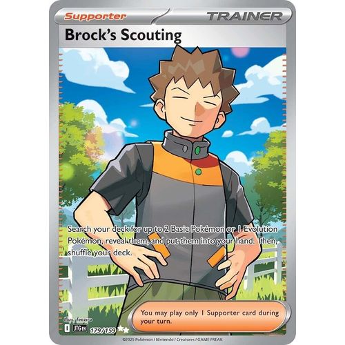 Brock's Scouting (179/159) (SV09: Journey Together) - PokéBox Australia