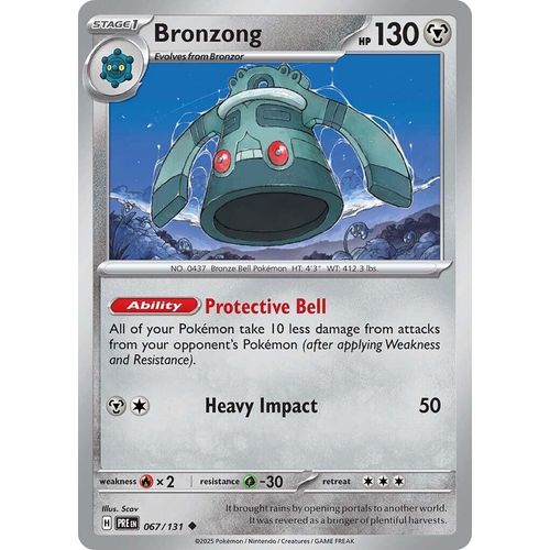 Bronzong (067/131) [SV: Prismatic Evolutions] - PokéBox Australia