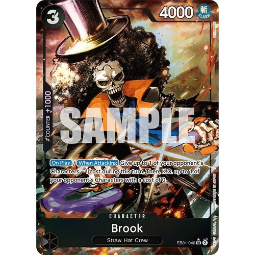 Brook (046) (Alternate Art) (EB01 - 046) [Extra Booster: Memorial Collection] - PokéBox Australia