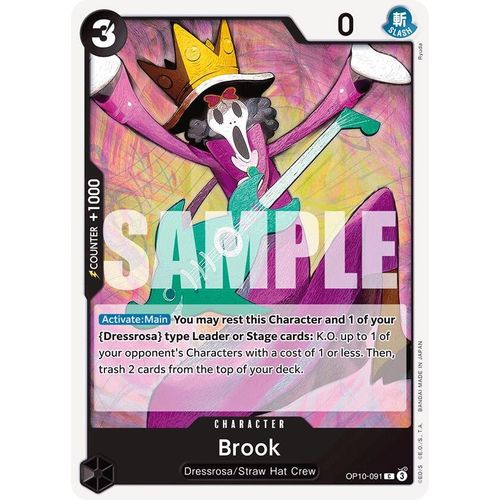 Brook (091) (OP10 - 091) [Royal Blood] - PokéBox Australia