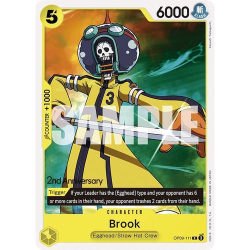 Brook (111) (OP09 - 111) [Emperors in the New World: 2nd Anniversary Tournament Cards] - PokéBox Australia